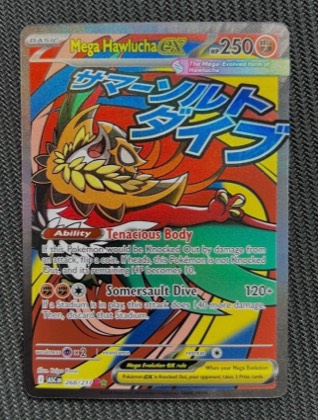Mega Hawlucha ex, graded 9.0