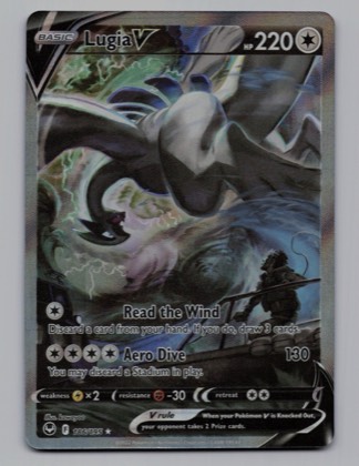 Lugia V (Alternate Full Art), graded 9.0