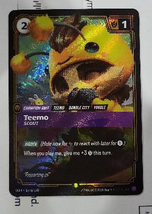 Teemo, Scout (Alternate Art), graded 9.5