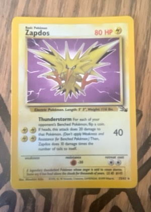 Zapdos (15) graded 8