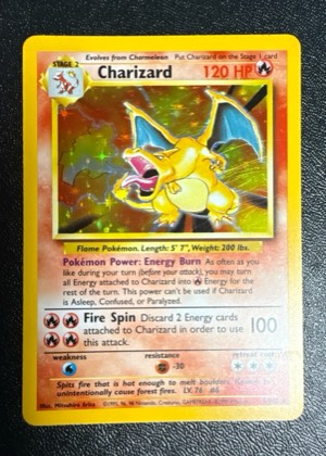 Charizard graded 7