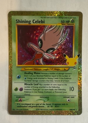 Shining Celebi graded 8.5
