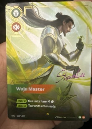 Master Yi, Wuju Master (Signature), graded 9.5