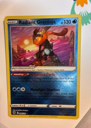 Radiant Greninja, graded 9.0