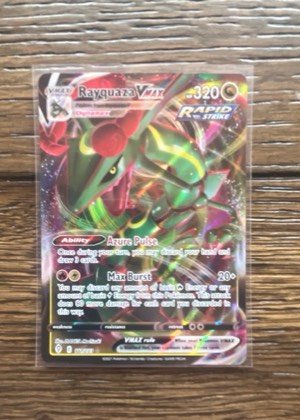 Rayquaza VMAX, graded 9.0