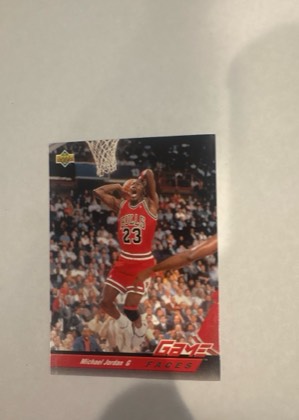 Michael Jordan, graded 8.5