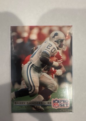 Barry Sanders, graded 8.5