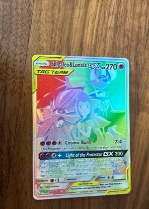 Solgaleo & Lunala GX (Secret), graded 9.0