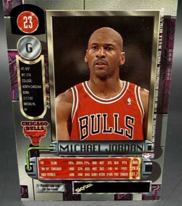 Michael Jordan, graded 8.0