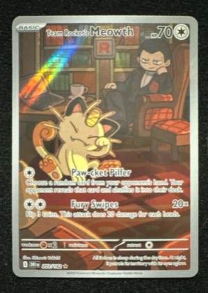 Team Rocket's Meowth, graded 9.5