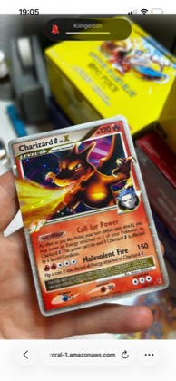 Charizard G Lv.X graded 8