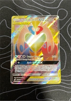 Latias & Latios GX (Alternate Full Art), graded 9.0