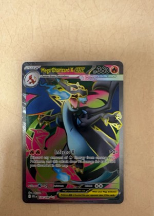 Mega Charizard X ex, graded 7.5