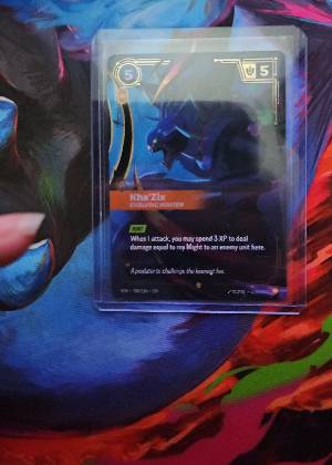 Kha'Zix, Evolving Hunter (Overnumbered), graded 8.0