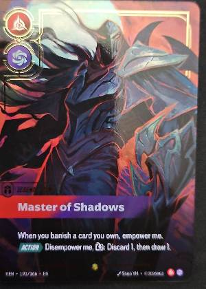 Zed, Master of Shadows (Overnumbered), graded 9.5