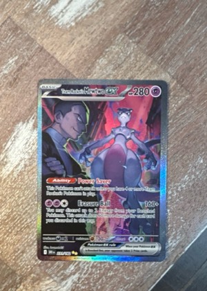 Team Rocket's Mewtwo ex, graded 8.5