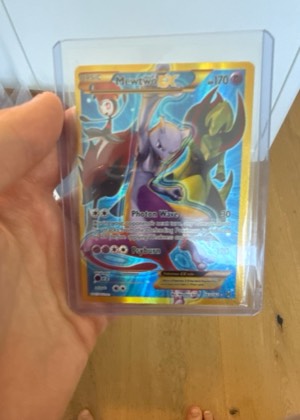Mewtwo EX (163 Secret Full Art), graded 8.5