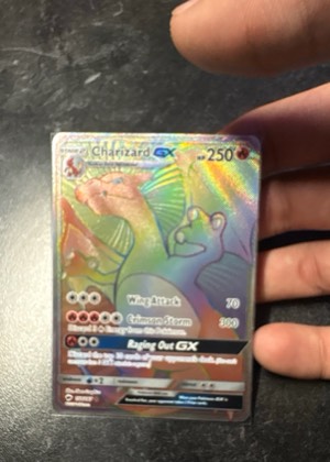 Charizard GX (Secret), graded 8.0