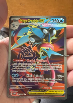 Mega Greninja ex, graded 9.0