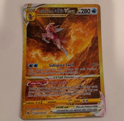Origin Forme Palkia VSTAR (Secret), graded 9.0