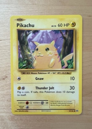 Pikachu graded 8