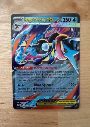Mega Greninja ex, graded 9.0