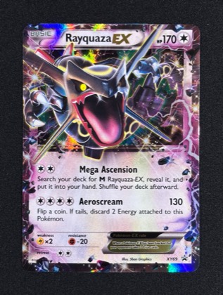 Rayquaza EX (Shiny), graded 9.0