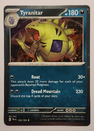 Tyranitar, graded 9.0