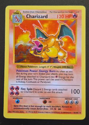 Charizard, graded 7.0