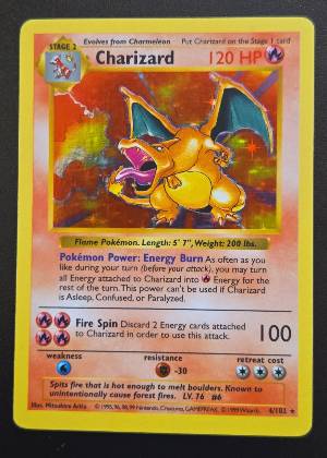 Charizard, graded 7.5