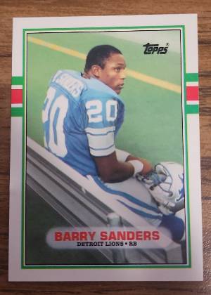 Barry Sanders, graded 9.0