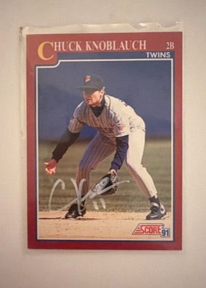 Chuck Knoblauch, graded 8.0