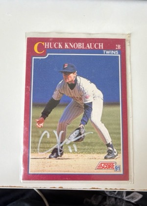 Chuck Knoblauch, graded 7.5