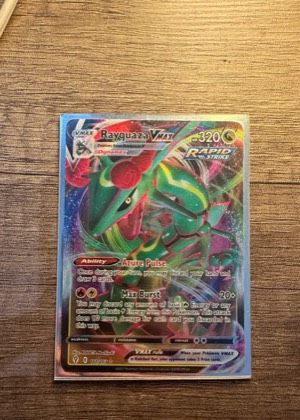 Rayquaza VMAX, graded 9.0