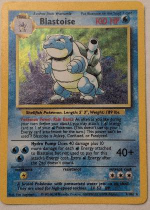Blastoise, graded 5.0