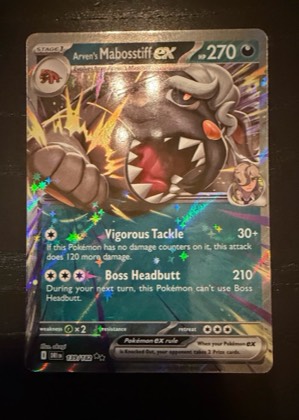 Arven's Mabosstiff ex, graded 9.0