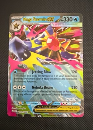Mega Starmie ex, graded 9.0