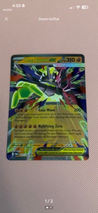 Mega Zygarde ex, graded 9.0