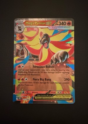 Mega Pyroar ex, graded 9.0
