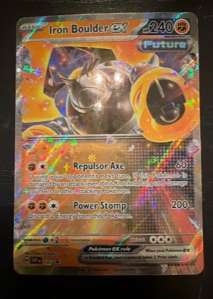Iron Boulder ex, graded 9.0