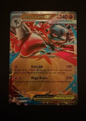 Mega Lucario ex, graded 9.0