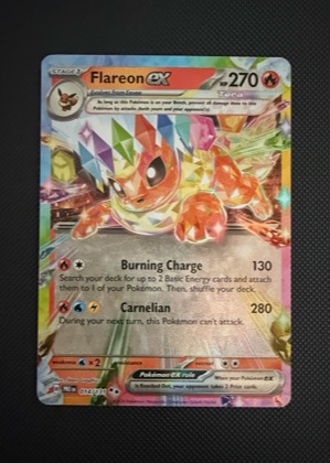 Flareon ex, graded 7.5