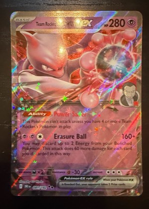 Team Rocket's Mewtwo ex, graded 9.0