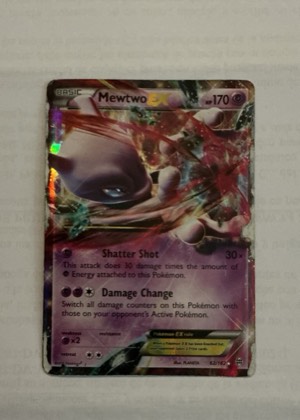 Mewtwo EX (62) graded 6 & below