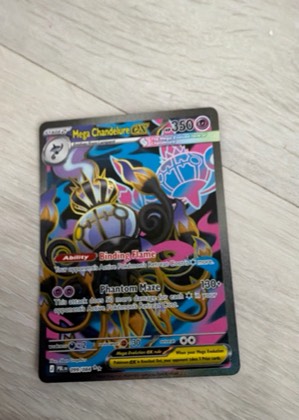 Mega Chandelure ex, graded 8.0