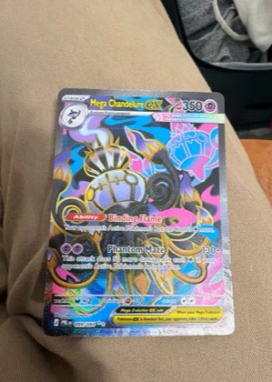 Mega Chandelure ex, graded 9.0