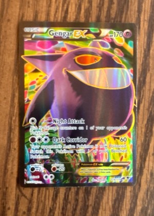 Gengar EX (114 Full Art), graded 9.0