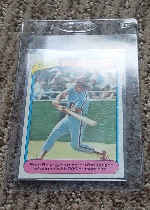 Pete Rose, graded 7.5