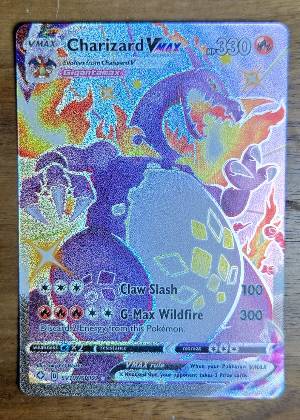 Charizard VMAX, graded 9.0