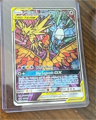 Moltres & Zapdos & Articuno GX graded 8